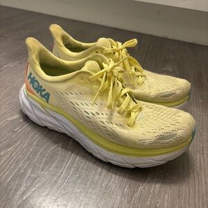 Hoka Yellow Running Shoes